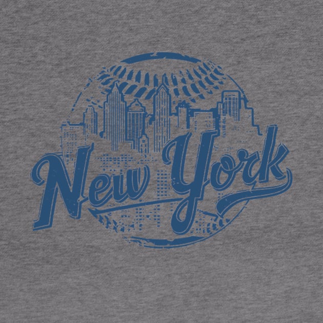 Baseball Newyork skyline The iconic buildings and cityscape by CoolFuture